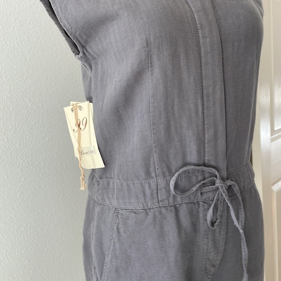 NWT Level 99 Gray Romper - Picture 3 of 12